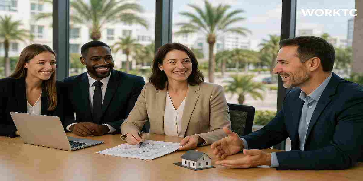 Professional real estate Transaction Coordinators team meeting in South Florida - WorkTC